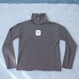Striped Turtleneck